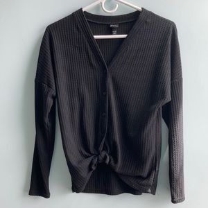 Art Class Long-sleeved Button Down Cardigan